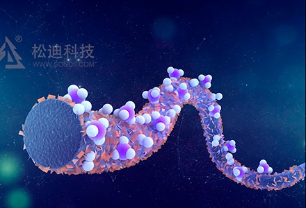 Animazione del processo di crescita dei materiali